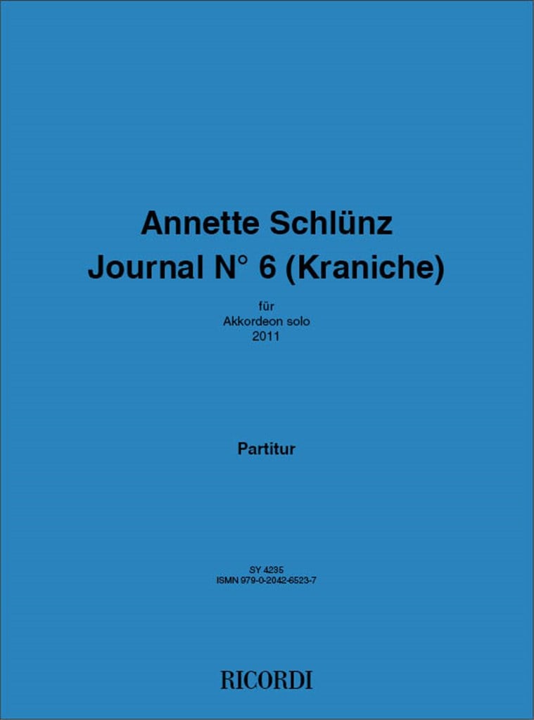 Schlünz, Annette Journal No 6 (Kranich) Ak